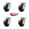 Service Caster 6 Inch Extra Heavy Duty Phenolic Wheel Swivel Top Plate Caster SCC, 4PK SCC-KP92S630-PHR-4 - alternate 3